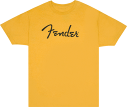 Fender® Spaghetti Logo T-Shirt, Butterscotch, XX-Large - $24.99