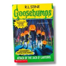Goosebumps RL Stine #48 Attack Of The Jack-o-lanterns 1st Print 1996 With Cards  - £39.05 GBP