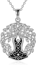 Mother&#39;s Day Gifts for Mom Her Wife, Good Luck Celtic Knot Viking Pendant Neckla - £45.59 GBP
