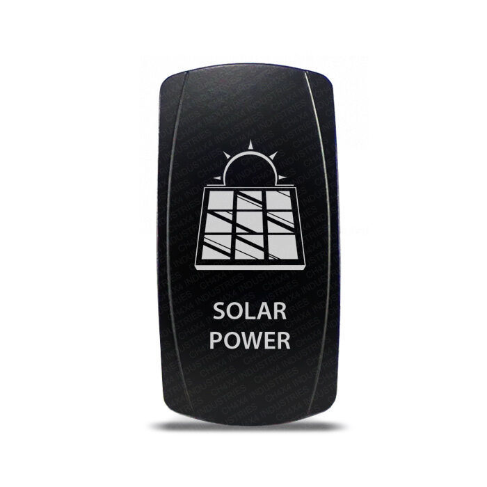 CH4x4 Rocker Switch Solar Power Symbol - Green LED - £13.44 GBP