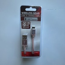 Wireless Gear Iphone Sync and Charge Cable DG-MP9934 Pink 10 Feet - £6.75 GBP