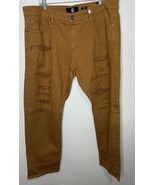 Jordan Craig Collin’s Distressed Caramel Brown Denim Jeans Size 42X32 - $47.05 CAD