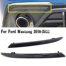 1pair Black Smoked Lens Car Rear Bumper Reflectors for Ford Mustang 2018-2022 Du - £24.84 GBP