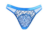 L&#39;AGENT BY AGENT PROVOCATEUR Womens Briefs Elastic Printed Blue Size S - $19.39