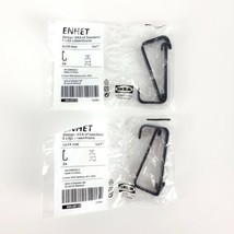 (Lot of 2) IKEA 2 Pack Small Hooks Black Towel Clothes Anthracite ¼x1&quot; 4... - $15.83