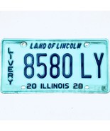 2020 United States Illinois Land of Lincoln Livery License Plate 8580 LY - $20.22 CAD