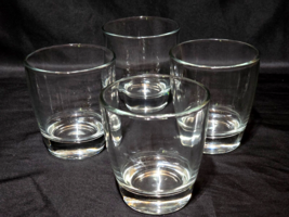 LIBBEY GLASS 9oz Old Fashioned / Rocks Glass Plain / Clear, Marked 33 - Set Of 4 - £21.40 GBP