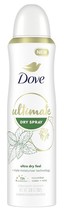 Dove Ultimate Dry Spray Antiperspirant Deodorant, Cucumber Water + Mint, 3.8 Oz. - £12.67 GBP