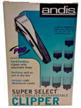 Andis Super Select Cord/Cordless Rechargeable Clipper, Model # 22805 - $99.99