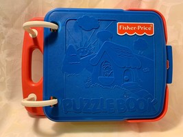 Fisher Price Puzzle Book Plastic Pages Book Only No Pieces Included - £3.79 GBP