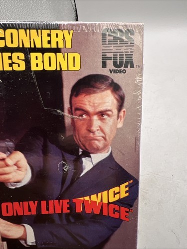 YOU ONLY LIVE TWICE-- James Bond — SEALED VHS WITH CBS/FOX MARK ! Item image 3
