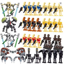Star Wars Battle Droid Minifigure General Grievous Mini Block Set of 21/... - $20.59+