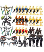 Star Wars Battle Droid Minifigure General Grievous Mini Block Set of 21/... - $382.89 MXN+