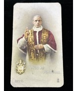 Vintage Lithograph Of Pope Pius XII Printed In Italy 4x2.25” - $33.56 CAD