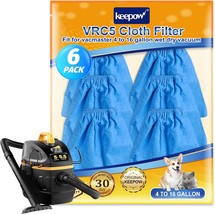 Shop Vac Filter Bags Compatible with Vacmaster 4 to 16 Gallon Wet Dry Vacuums VB - £26.64 GBP