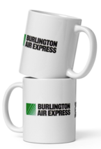 Burlington Air Express (BAX Global) Cargo Company White Tea Coffee Mug - $17.99