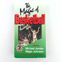The Magic Of Basketball VHS Video Tape Michael Jordan, Magic Johnson - £3.17 GBP