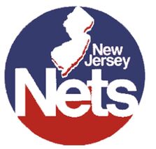 NEW JERSEY NETS NBA BASKETBALL VINTAGE OLD LOGO POSTER ON 12X8IN METAL S... - $24.74