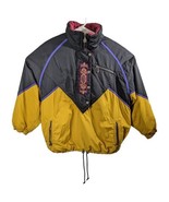 Kaelin Retro 80s Snow Bunny Jacket Womens Gold Purple Black Size 14 H2O Off - $94.97 CAD