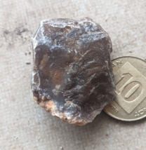 Natural MINERAL Rough Raw FLINT Ancient Stone Rock Modiin Israel #366 - £1.44 GBP