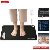 Natural Rubber Grounding Mat 24"x16" for Sleep &amp; Pain Relief – Non-Slip ... - $111.82