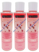 ( Lot 3 ) Freeman Pore Minimizer Korean Cherry Blossom Toner 6.1 oz Ea - $28.70