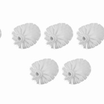 5Pcs White Round Ball Shaped Toilet Brush Heads - $1,402.28 MXN