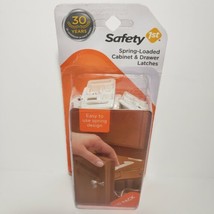 Baby Child Proof Safety First Spring Loaded Cabinet &amp; Drawer Latches 10 Pack NEW - £7.84 GBP