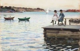 Art Boat Race by Swedish Anders Zorn. Life Oil Painting Giclee Print Canvas - £7.53 GBP+