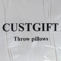 CUSTGIFT White High-Elastic Cotton Throw Pillow – Premium Comfort and Du... - $242.13 MXN