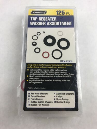 Primary image for Tap Reseater Washer Assortment 125 Pc. Storehouse Item 67605