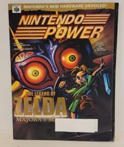 Nintendo Power Volume 137 Legend of Zelda Majora&#39;s Mask w/Poster &amp; Pokémon Card - £50.75 GBP