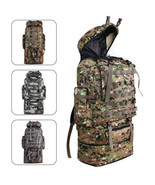 Outdoor Waterproof Tactical Camping Backpack Hiking Camping Camo Bag 100L - £25.37 GBP