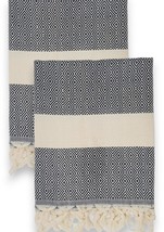 MyMesken Turkish Hand Towels - 100% Cotton, 18 x 40 inches - Decorative ... - £19.57 GBP