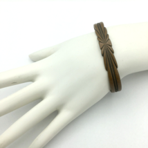 BELL TRADING CO vintage copper cuff bracelet - clean modern southwestern... - £15.46 GBP