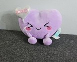 Hug Me Purple Heart Plush With XOXO Baloon- NWTS CUTE AS CAN BE!! - $11.88