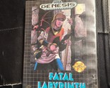 Fatal Labyrinth- Sega Genesis /NO MANUAL / NO STICKER - $22.76