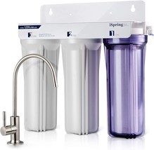 iSpring US31 Classic 3-Stage Under Sink Water Filtration System, Newest Version - £117.41 GBP
