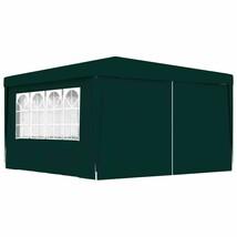 Professional Party Tent with Side Walls 13.1&#39;x13.1&#39; Green 0.3 oz/ft² - $3,240.50 MXN