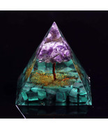 Tree Of Life Malachite Crystal Pyramid - $188.86 CAD
