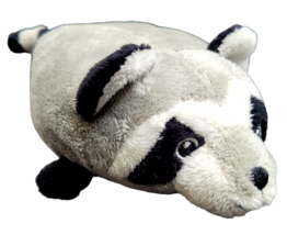 Wildlife Artists Hubas Raccoon 6&quot; + Tail Stuffed Plush Toy Gray Realistic - £8.17 GBP