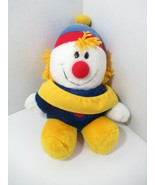 Dakin Baby things Plush Wind Up clown primary yellow blue red heart musi... - $72.76