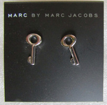 Marc Jacobs Post Earrings Lost and Found Keys Argento Silver Tone New $38 - £22.22 GBP