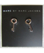 Marc Jacobs Post Earrings Lost and Found Keys Argento Silver Tone New $38 - $37.91 CAD