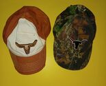 Texas Longhorns Baseball Hat / Cap - Lot Of 2 - Adjustable - $18.97