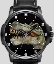 T-Rex Hunter Dinosaur Face Unique Unisex Trendy Wrist Watch UK FAST - £42.66 GBP