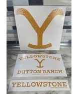 3 PACK YELLOWSTONE LOGO STICKER ASSORTED Spike Cable Networks - $13.47 CAD
