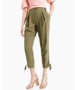 MSRP $80 Inc International Concepts Tapered Tie-Hem Pants Army Green Size 6 - €21,96 EUR