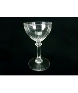4 oz Coupe Glass, Hexagon Stem, Thumbprint Petals ~ Schnapps, Liqueurs, ... - £7.66 GBP