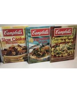 Campbell Soup Hardback Recipe Books. Lot Of 3 - £14.05 GBP